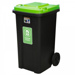 Plastic trash cans